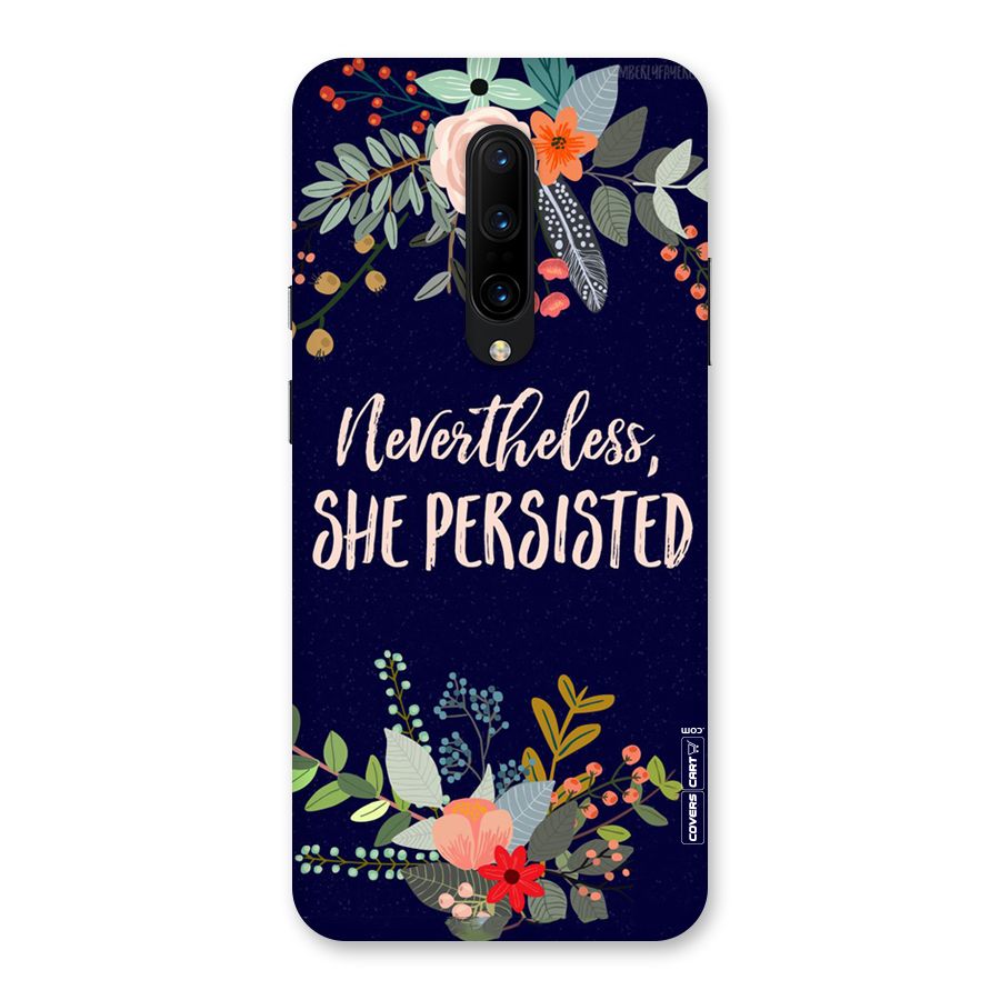 She Persisted Back Case for OnePlus 7 Pro