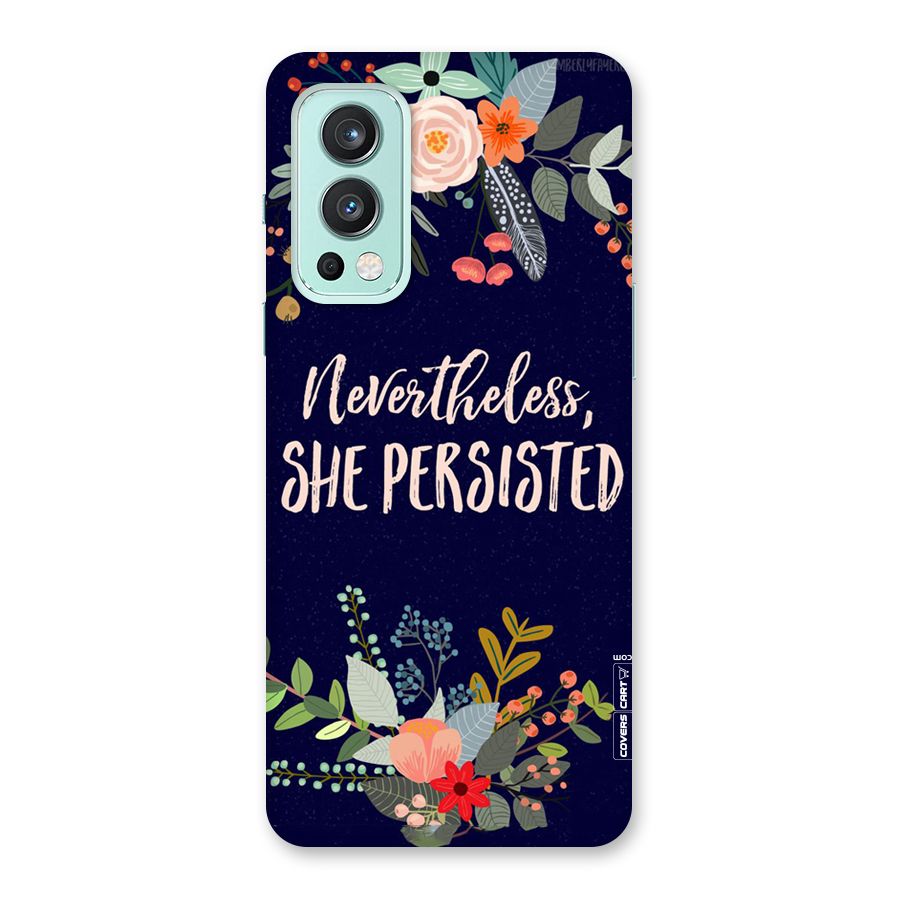 She Persisted Back Case for OnePlus Nord 2 5G