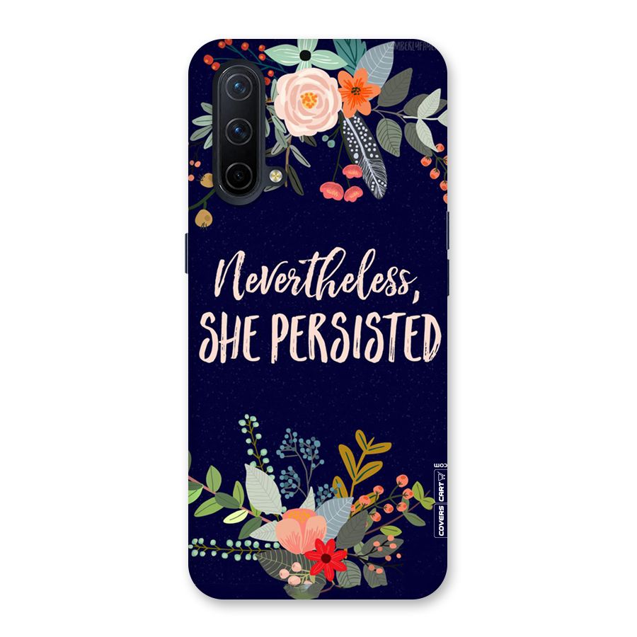She Persisted Back Case for OnePlus Nord CE 5G