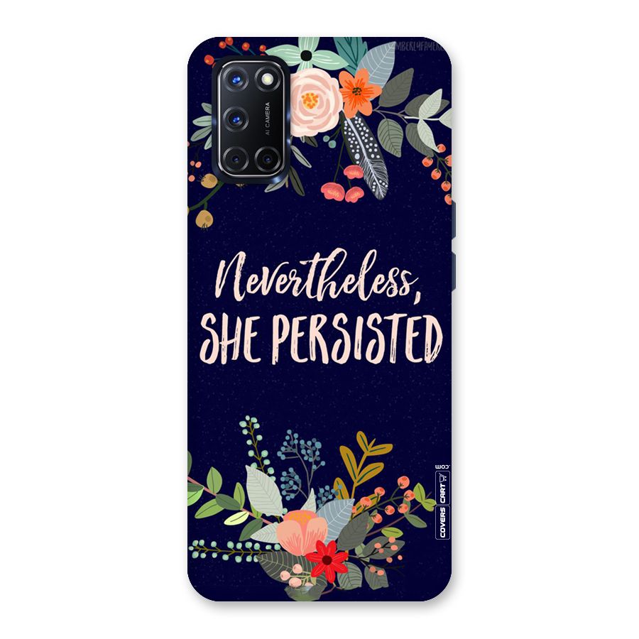 She Persisted Back Case for Oppo A52