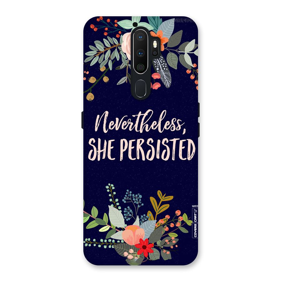 She Persisted Back Case for Oppo A5 (2020)