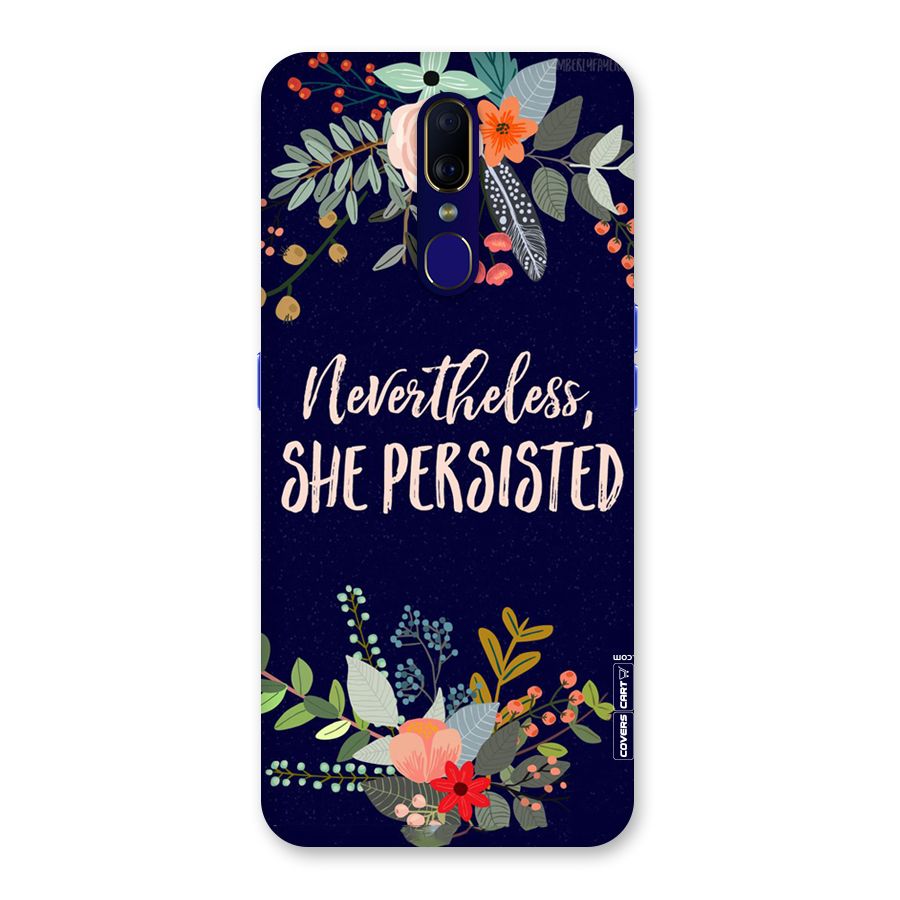 She Persisted Back Case for Oppo A9