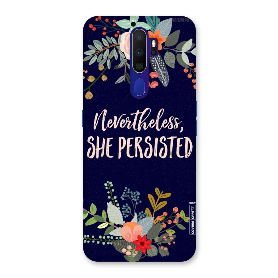 She Persisted Back Case for Oppo A9 (2020)