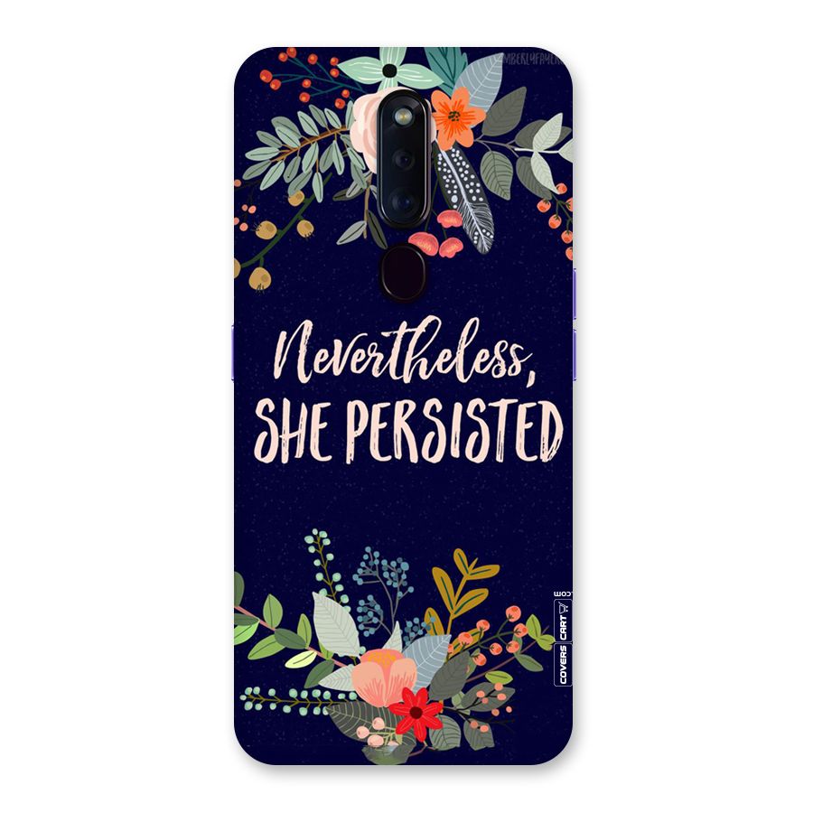 She Persisted Back Case for Oppo F11 Pro