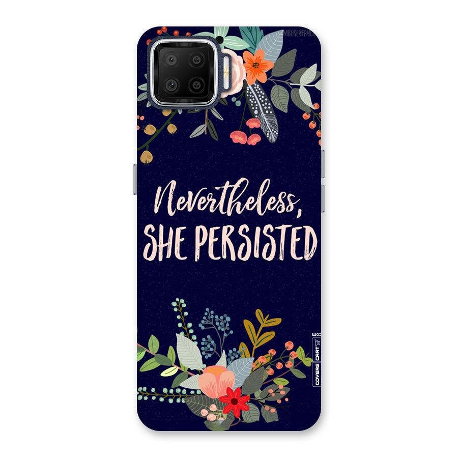 She Persisted Back Case for Oppo F17