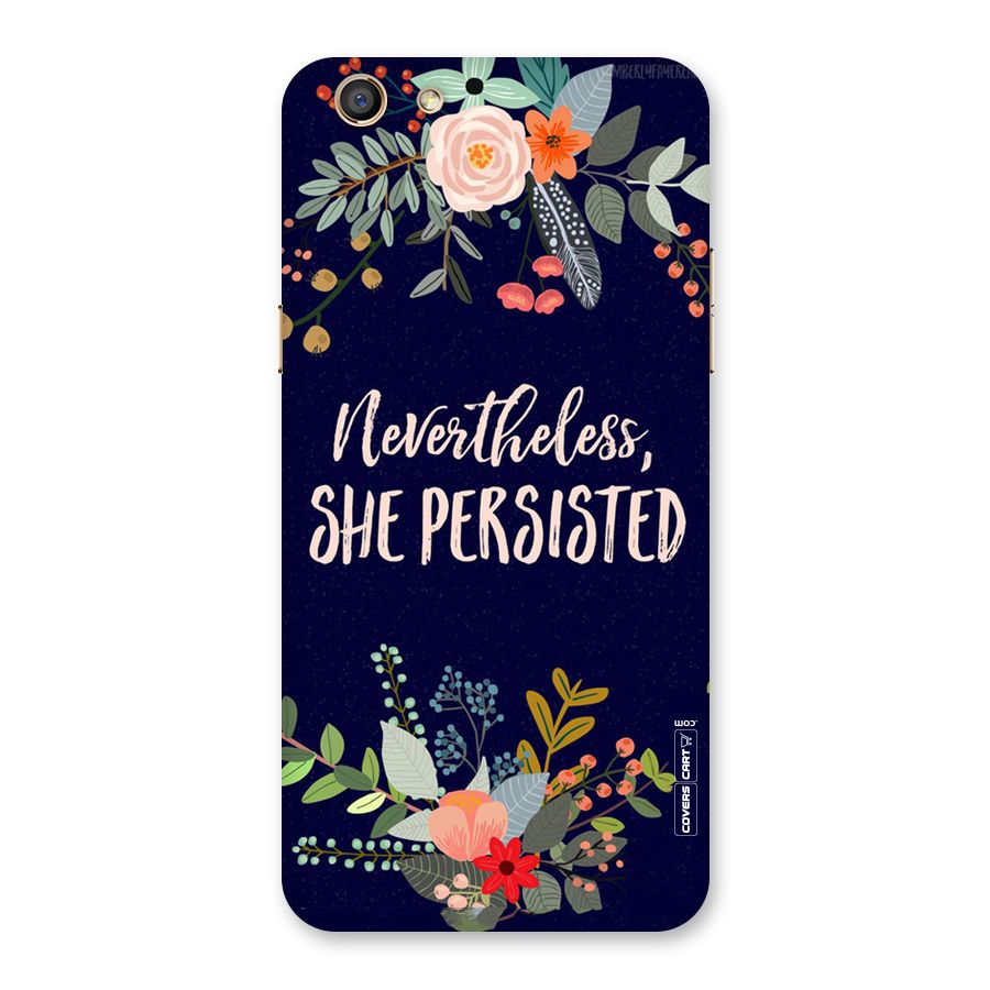 She Persisted Back Case for Oppo F3