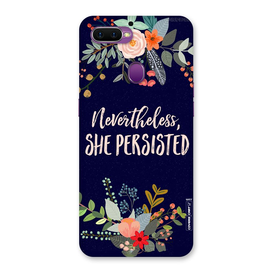 She Persisted Back Case for Oppo F9