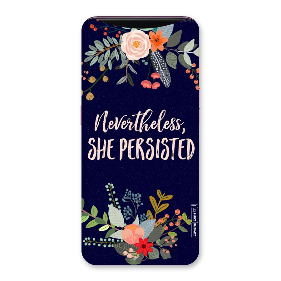 She Persisted Back Case for Oppo Find X
