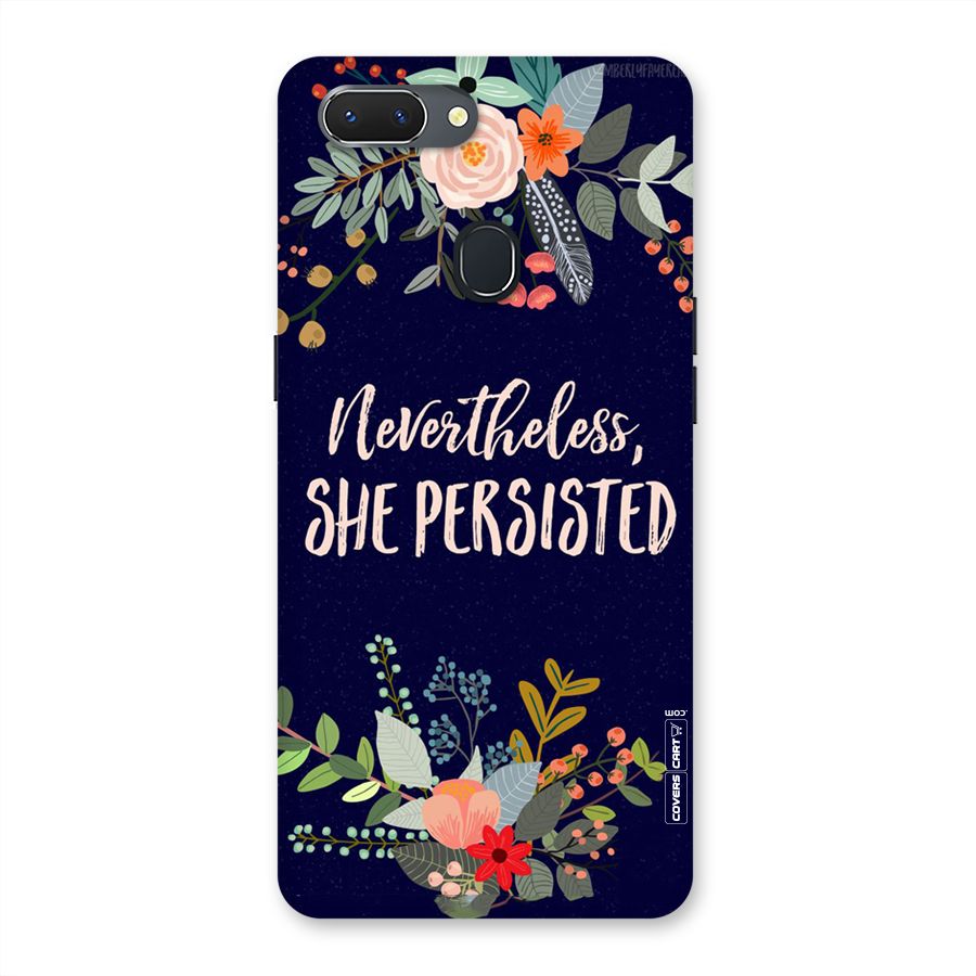 She Persisted Back Case for Oppo Realme 2