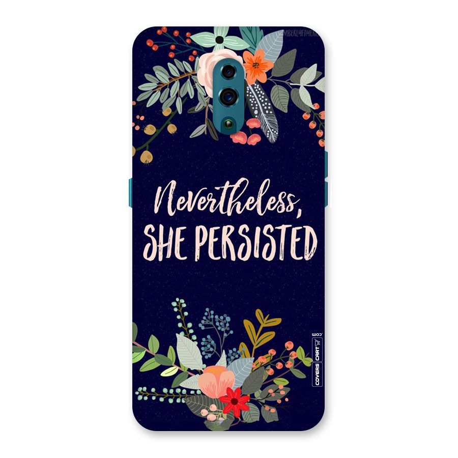 She Persisted Back Case for Oppo Reno
