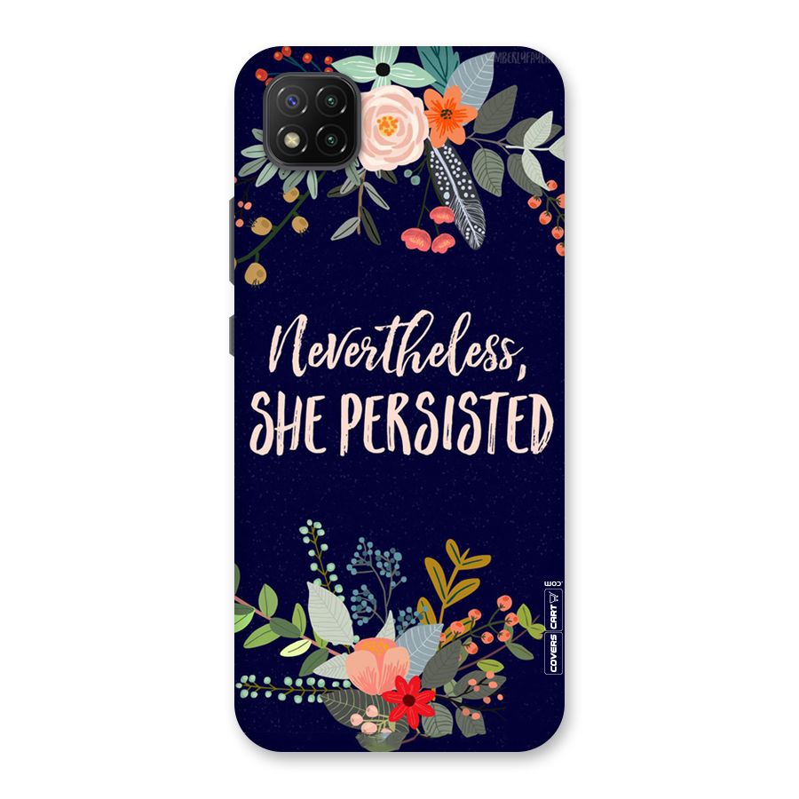 She Persisted Back Case for Poco C3