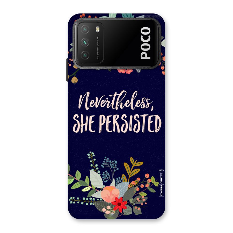 She Persisted Back Case for Poco M3