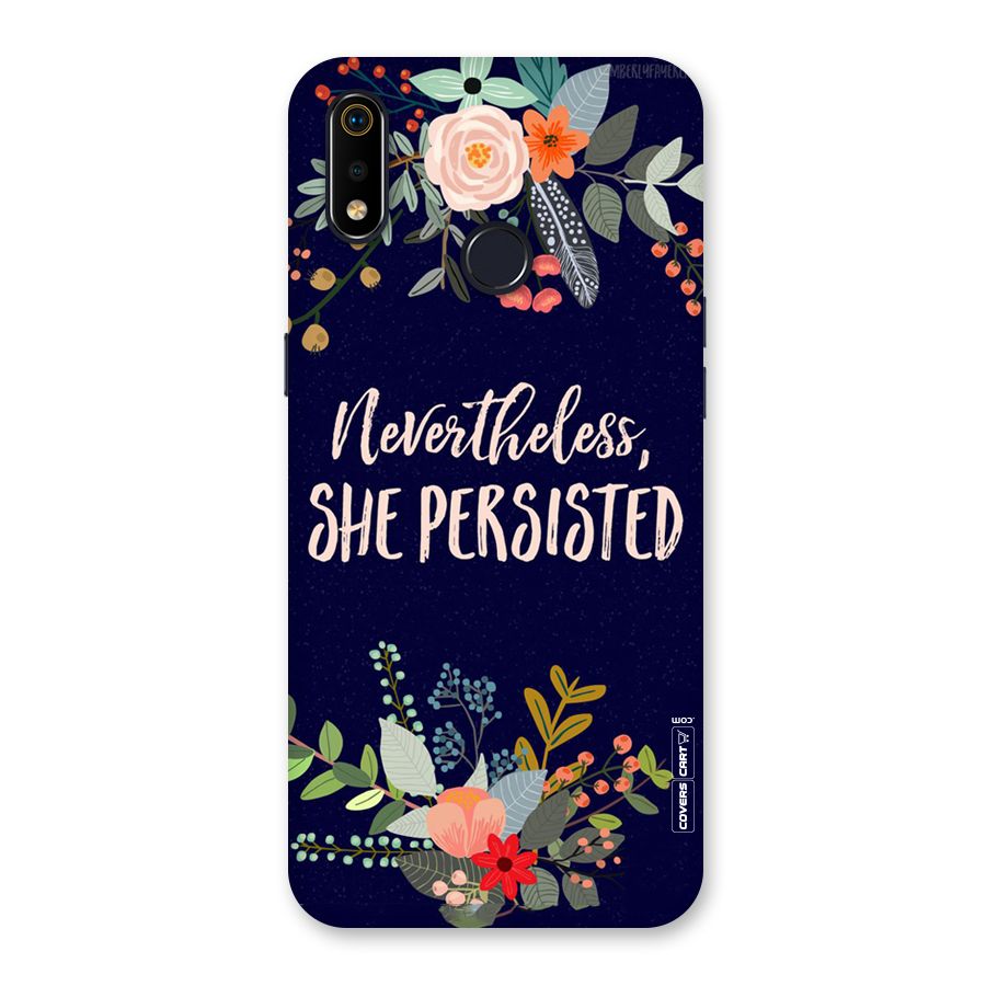 She Persisted Back Case for Realme 3i