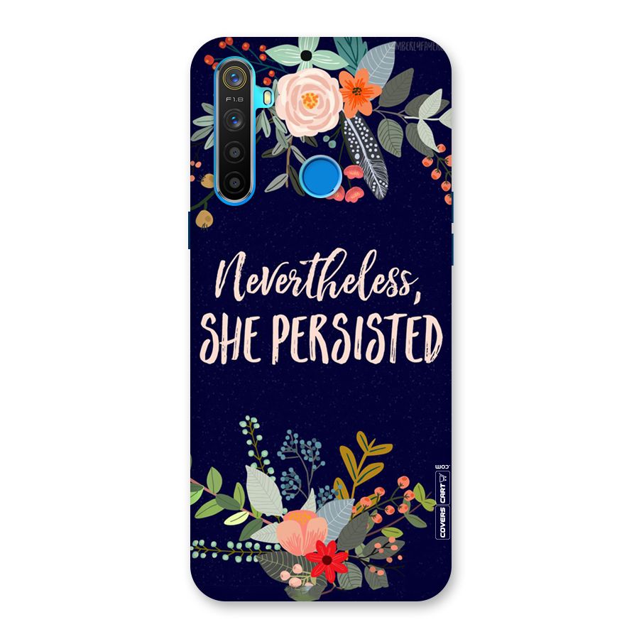 She Persisted Back Case for Realme 5