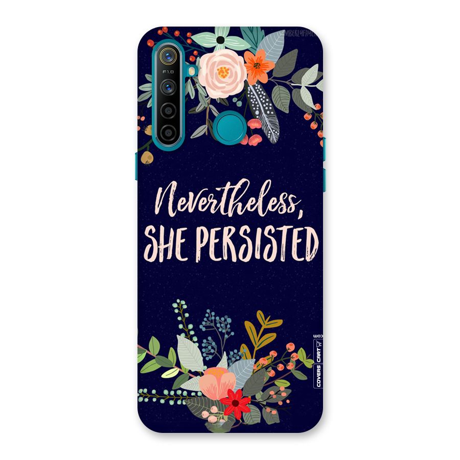 She Persisted Back Case for Realme 5i