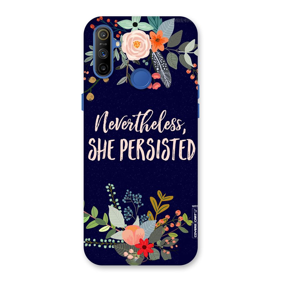 She Persisted Back Case for Realme Narzo 10A