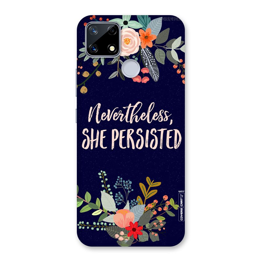 She Persisted Back Case for Realme Narzo 20