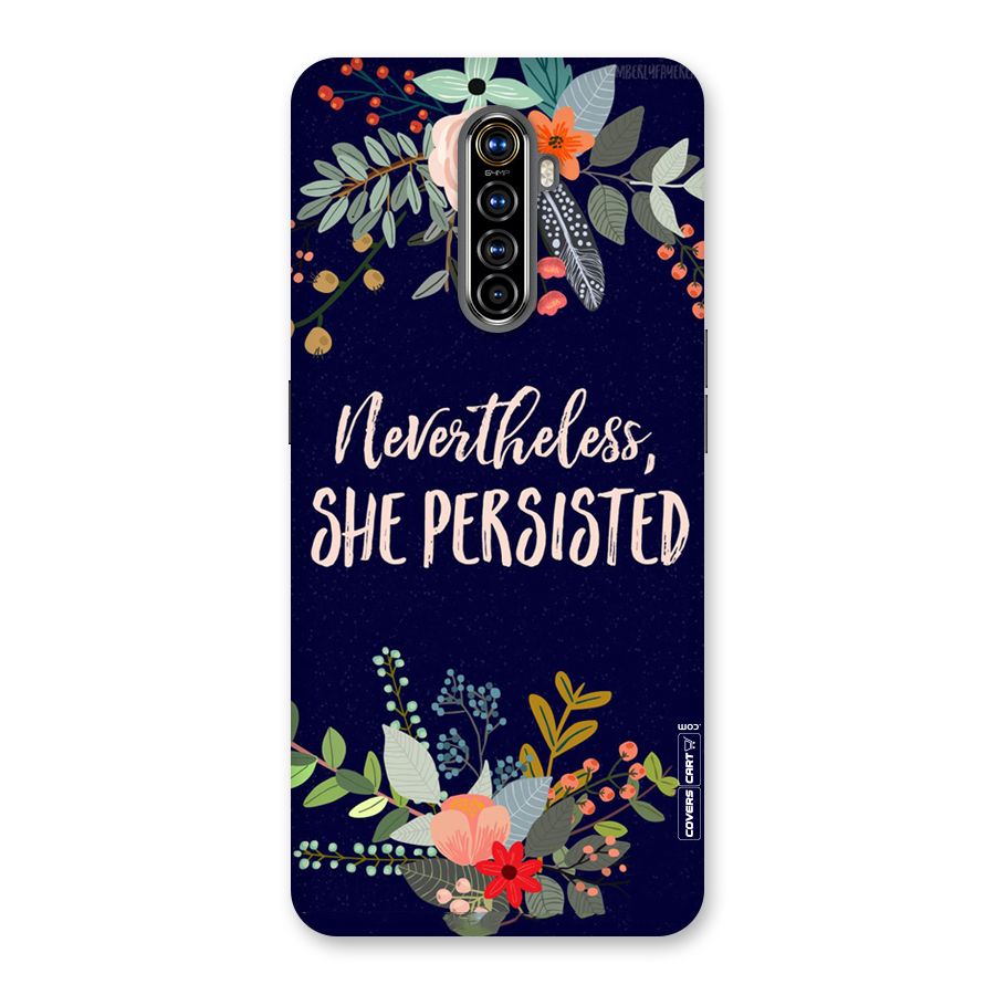 She Persisted Back Case for Realme X2 Pro