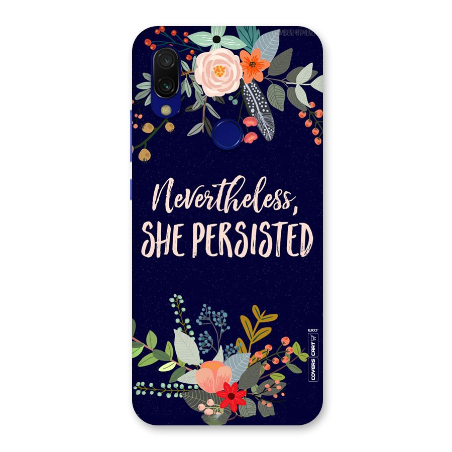 She Persisted Back Case for Redmi 7