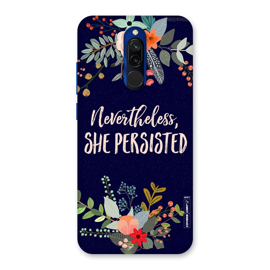 She Persisted Back Case for Redmi 8