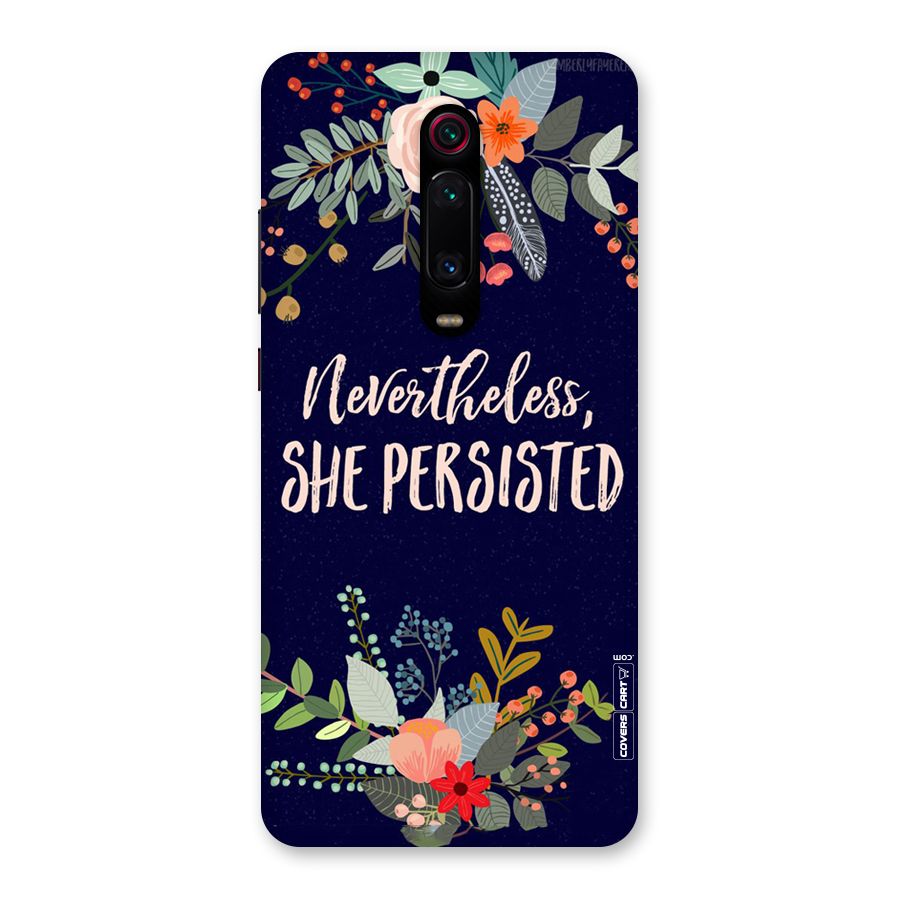She Persisted Back Case for Redmi K20 Pro