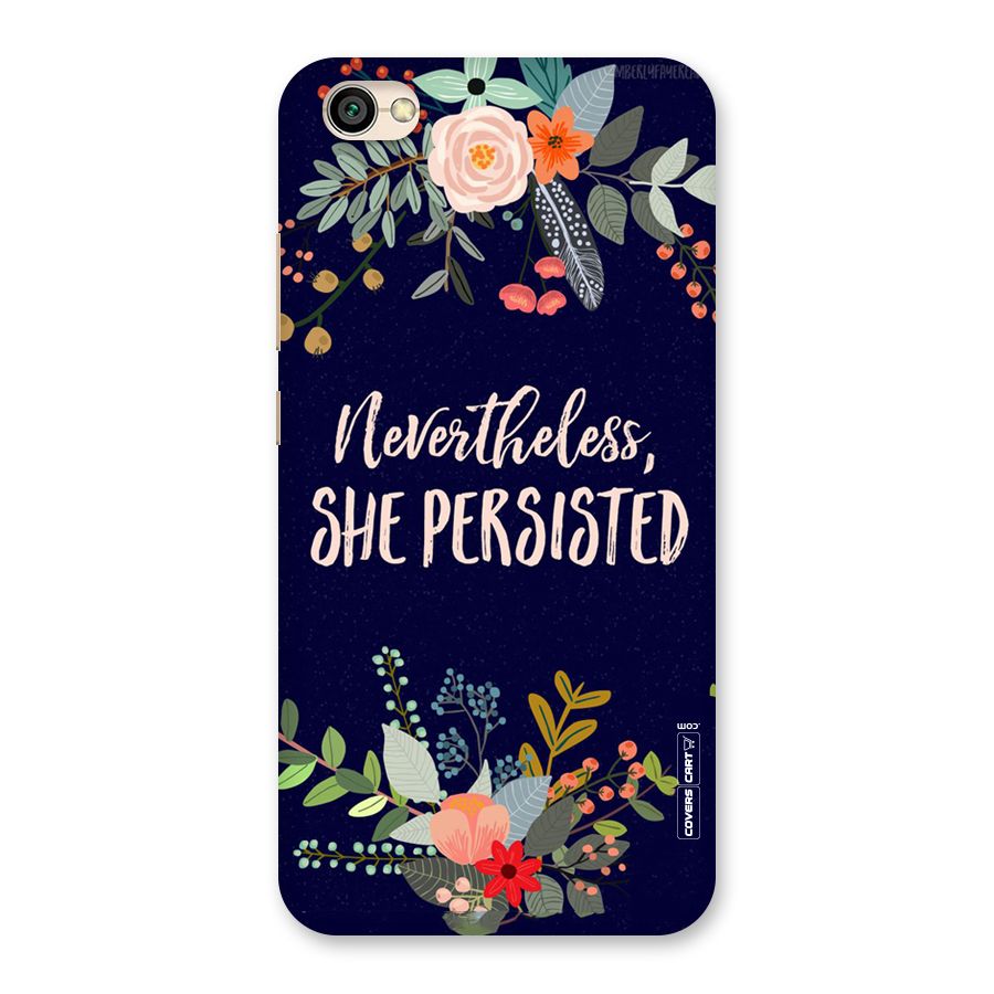 She Persisted Back Case for Redmi Y1 Lite