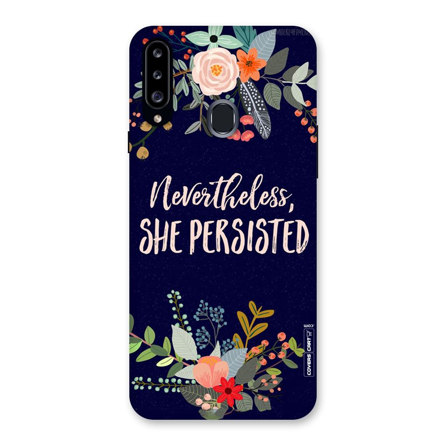She Persisted Back Case for Samsung Galaxy A20s