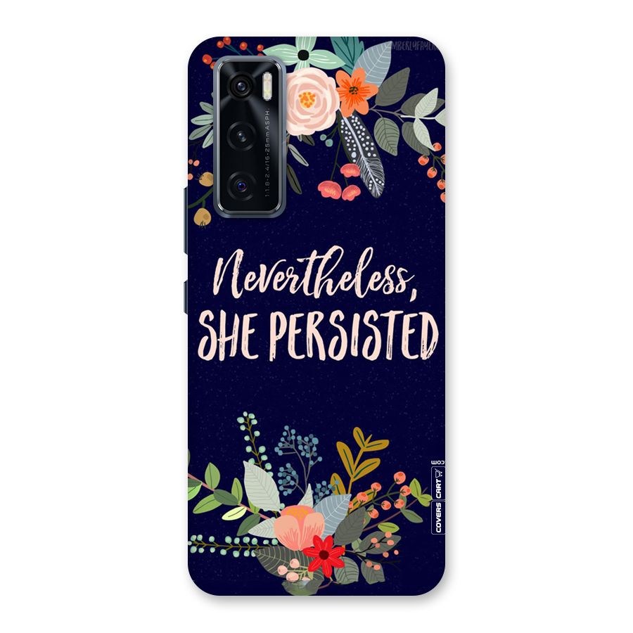 She Persisted Back Case for Vivo V20 SE