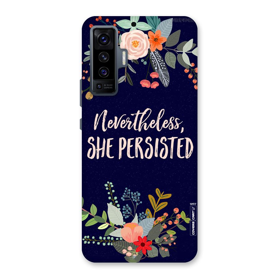 She Persisted Back Case for Vivo X50