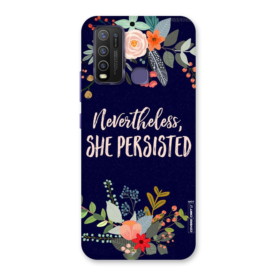 She Persisted Back Case for Vivo Y50