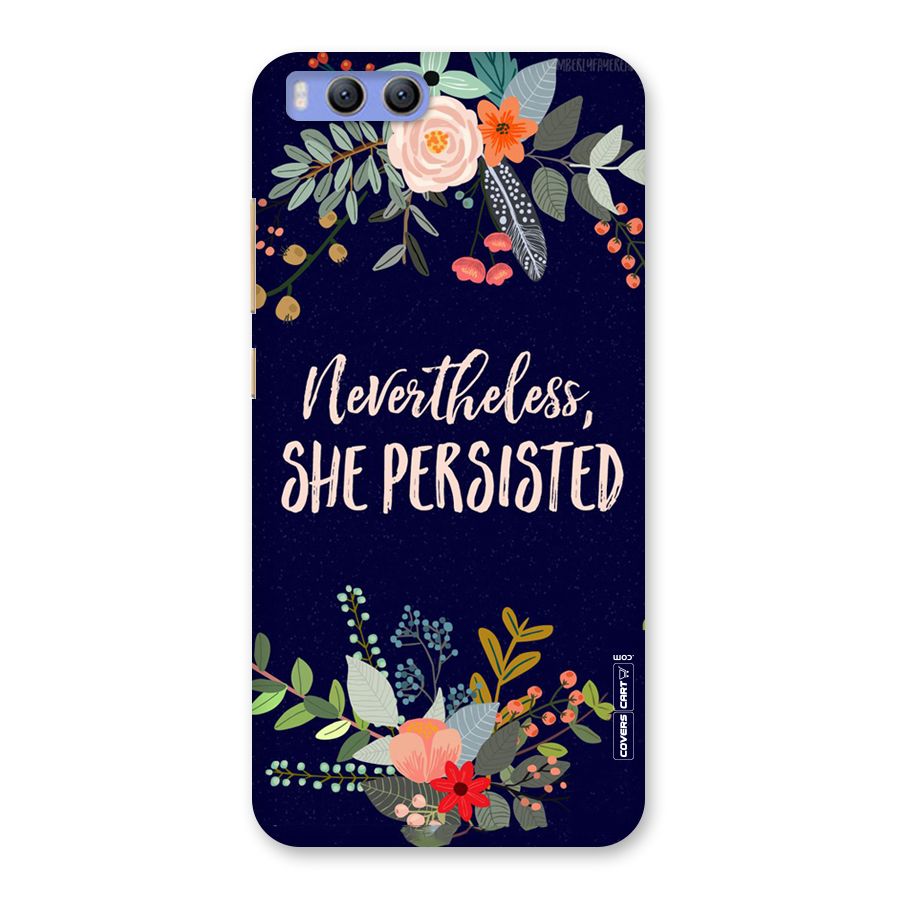 She Persisted Back Case for Xiaomi Mi 6