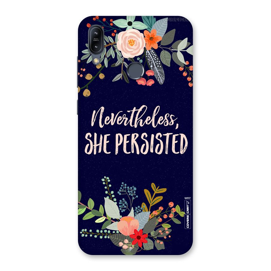 She Persisted Back Case for Zenfone Max M2