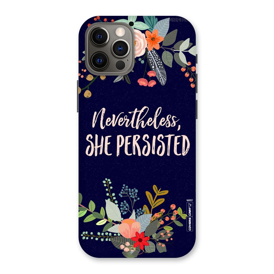 She Persisted Back Case for iPhone 12 Pro
