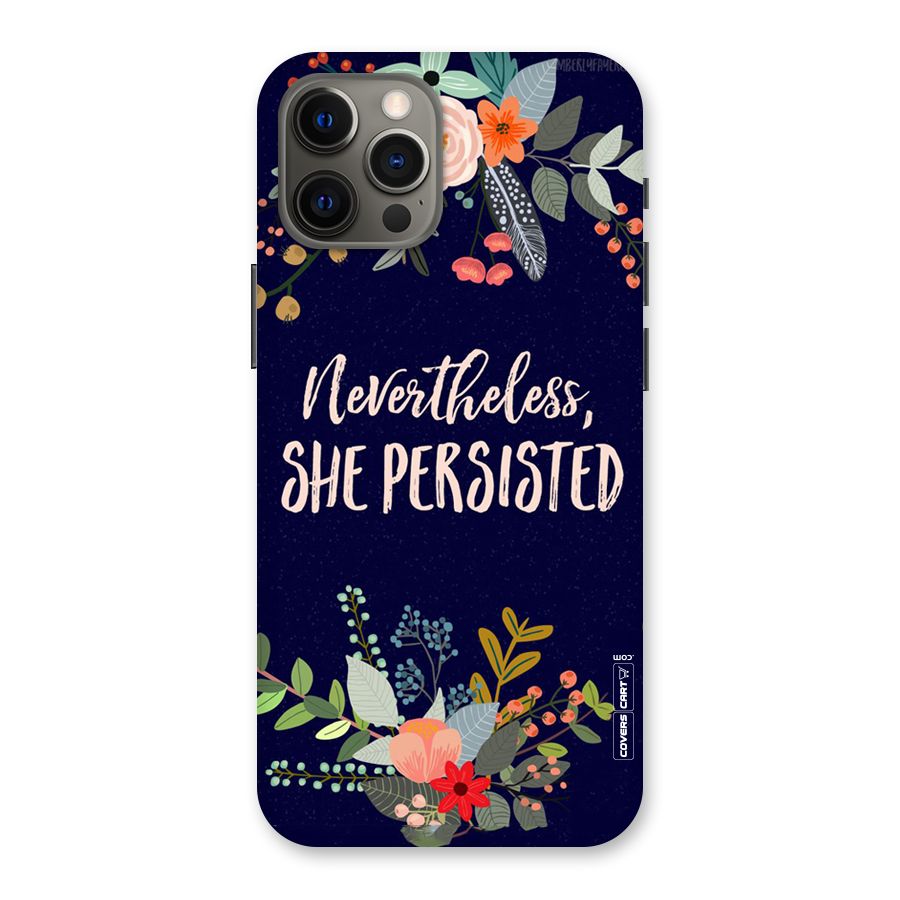 She Persisted Back Case for iPhone 12 Pro Max