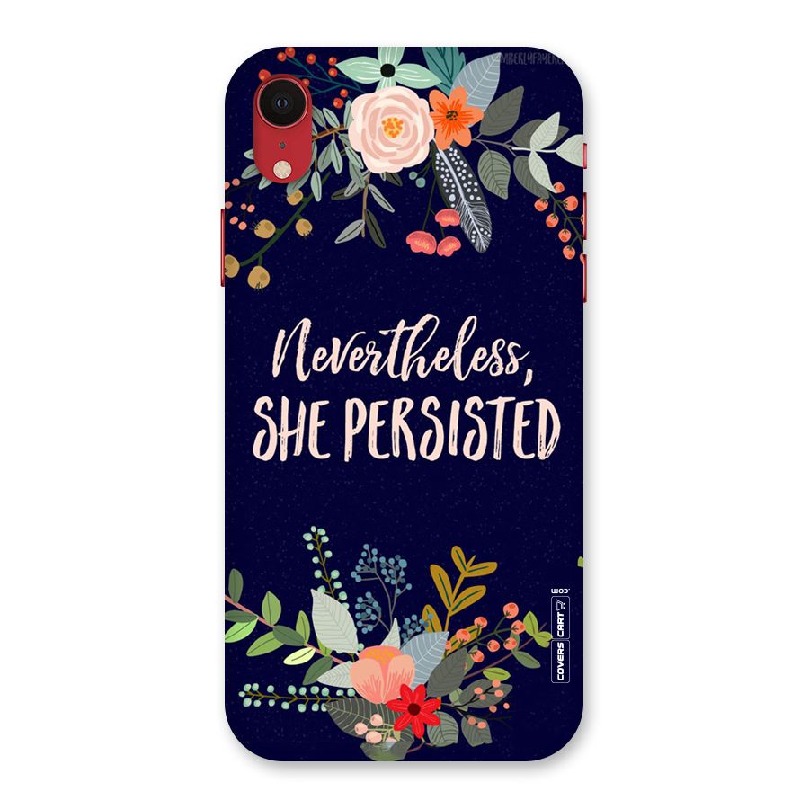 She Persisted Back Case for iPhone XR