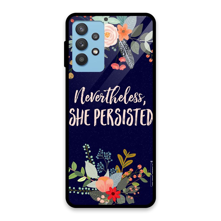 She Persisted Glass Back Case for Galaxy M32 5G