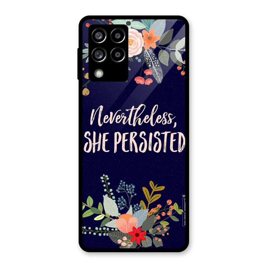 She Persisted Glass Back Case for Galaxy M53 5G