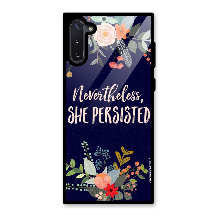 She Persisted Glass Back Case for Galaxy Note 10
