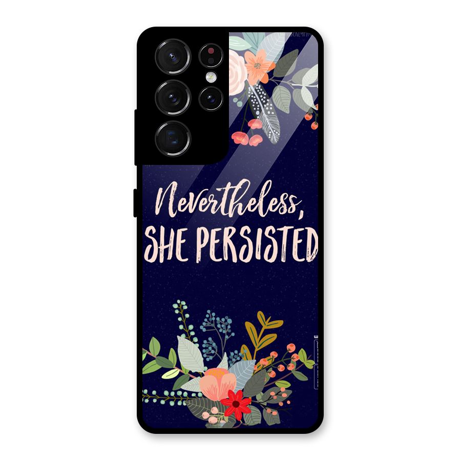 She Persisted Glass Back Case for Galaxy S21 Ultra 5G
