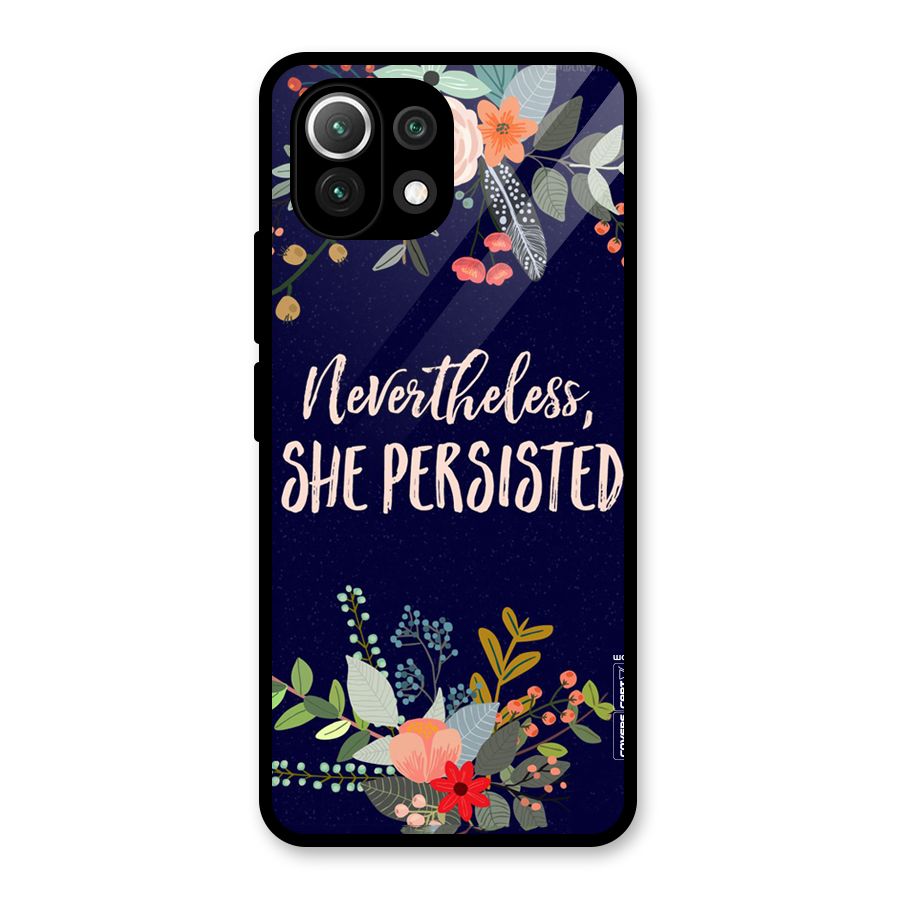 She Persisted Glass Back Case for Mi 11 Lite NE 5G