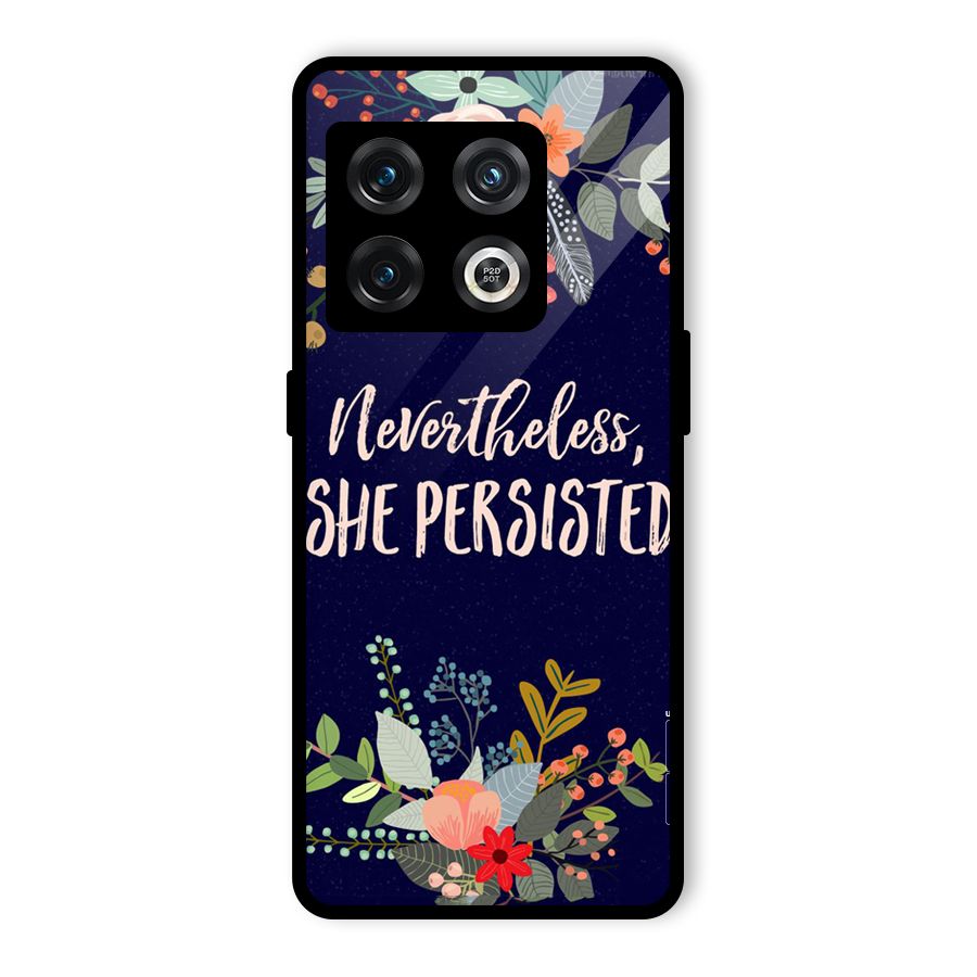 She Persisted Glass Back Case for OnePlus 10 Pro 5G