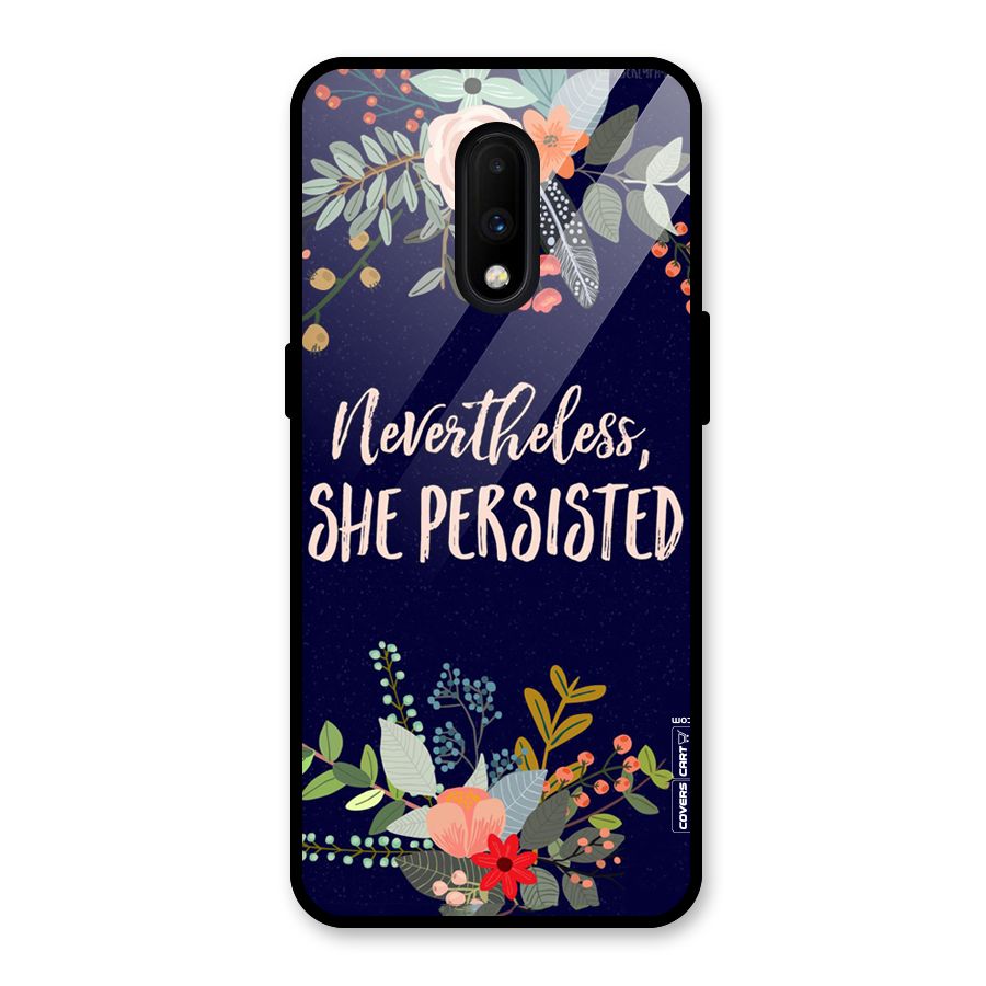 She Persisted Glass Back Case for OnePlus 7