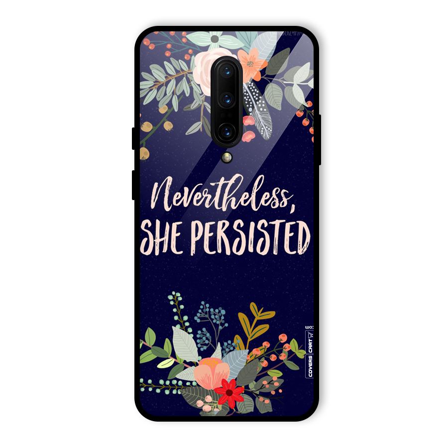 She Persisted Glass Back Case for OnePlus 7 Pro