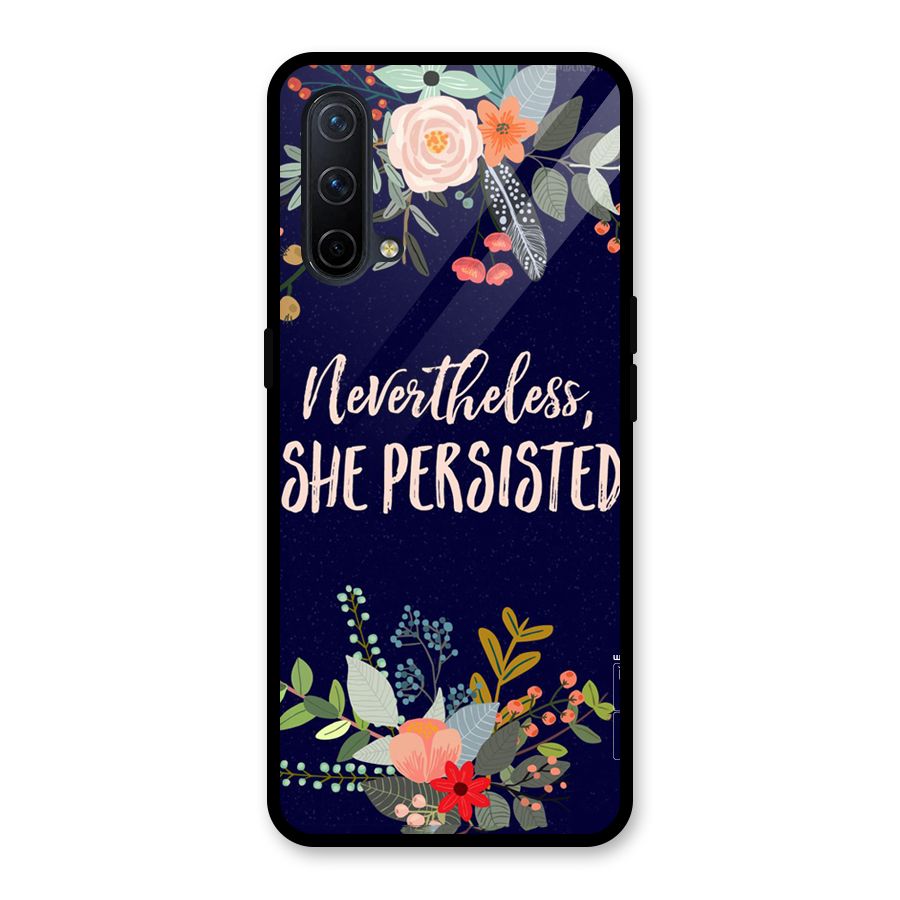 She Persisted Glass Back Case for OnePlus Nord CE 5G