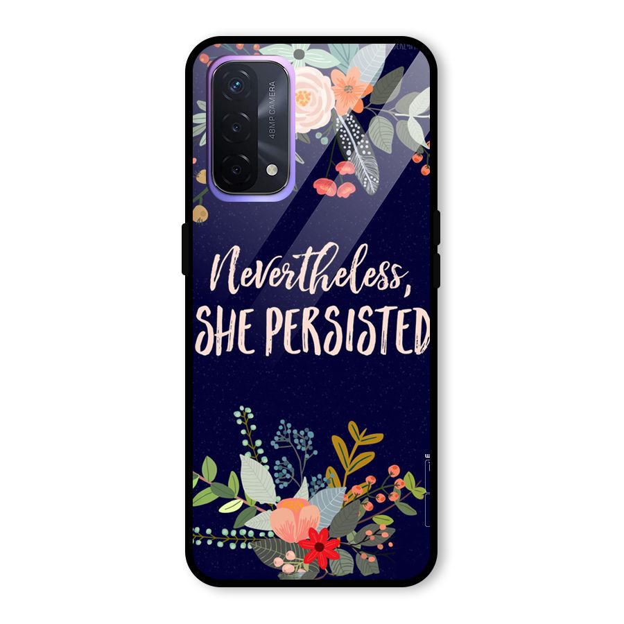 She Persisted Glass Back Case for Oppo A74 5G