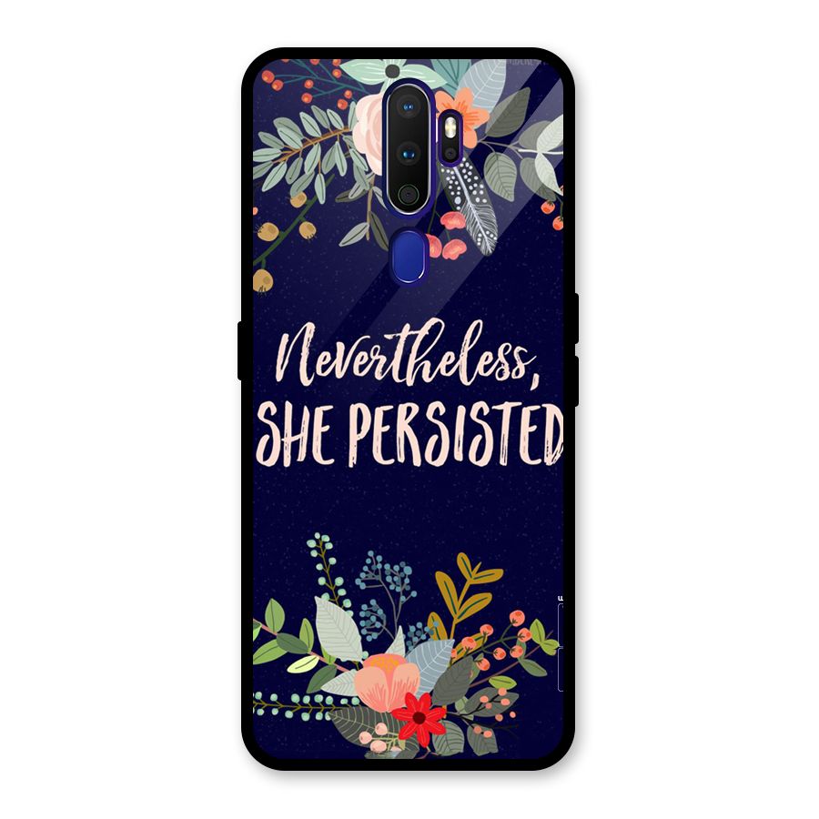 She Persisted Glass Back Case for Oppo A9 (2020)