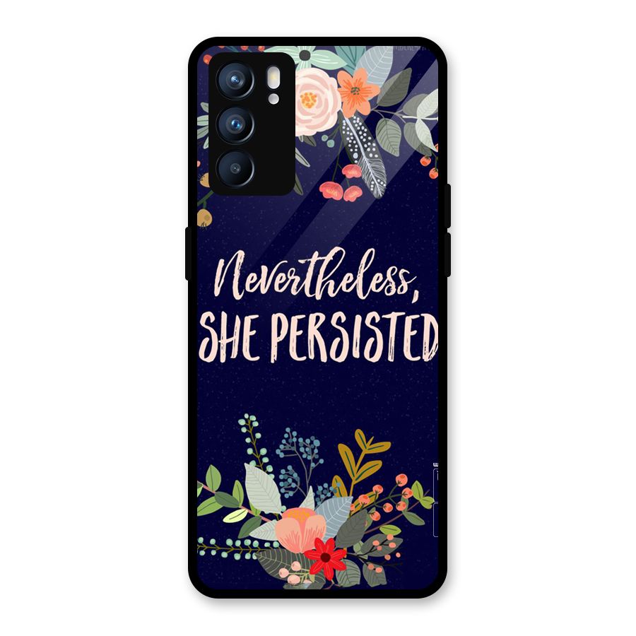 She Persisted Glass Back Case for Oppo Reno6 5G