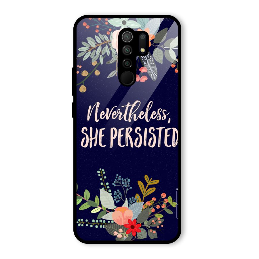 She Persisted Glass Back Case for Poco M2