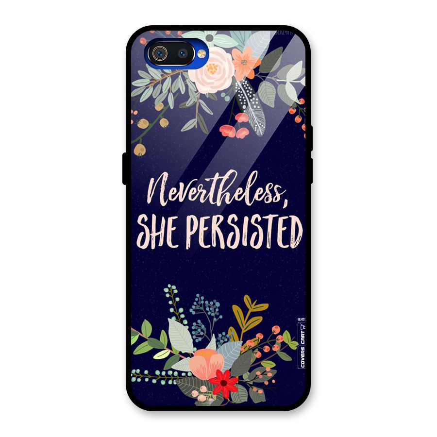 She Persisted Glass Back Case for Realme C2