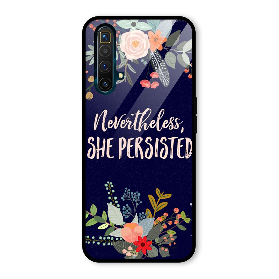 She Persisted Glass Back Case for Realme X3